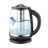 Adler Camry | Virdulys | CR 1290 | Standard | 2200 W | 2 L | Plastic/glass | 360° rotational base | Juodas/Transparent