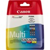 CANON CLI-526 C/M/Y MultiPack Spalva žalsvai rausvai geltona, skirta Pixma