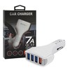 CAR CHARGER 4 X USB 7A Baltas VEGA FASTON FAST CHARGER QUICK 4XUSB 3.0 3500mAh