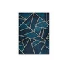 Dywany Uszczow Dywan ARLEN MOSAIC spalva tamsiai mėlyna geometryczny styl glamour 120x170 Hakano