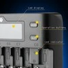 everActive profesionalus 8 x Ličio ir AA/AAA/C Ni-MH + 2 x 9V NiMH akumuliatorių kroviklis UC800