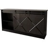 Cama Meble Komoda - Granero 160x80x35 Juodas Blizgesys