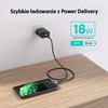 Choetech IP0039 USB-C / Lightning MFi kabelis, 1.2m long – juodos spalvos