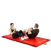 Sulankstomas gimnastikos kilimėlis HMS Premium MGS01 2400x1200mm, raudonas