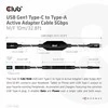 USB kabelis Club 3D USB-A - USB-C 10 m Juodas (CAC- 1538)