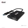 Club 3D CLUB3D USB Gen1 Type-C/-A iki dvigubo HDMI (4K/30Hz) / VGA (1080/60Hz)