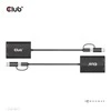 Club 3D CLUB3D USB Gen1 Type-C/-A iki dvigubo HDMI (4K/30Hz) / VGA (1080/60Hz)
