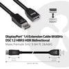 Club 3D CAC-1023 DISPLAYPORT 1.4 pratęsimo kabelis 8K60HZ DSC 1.2 HBR3 HDR DVIKRIENIS M/F 3m/9.84ft