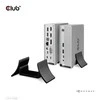 Club 3D USB Gen2 Typ-C Triple Ekranas DP 1.4 Alt Mode Smart PD Įkrovimo stotelė 120W