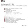 Stotis / replikatorius Club 3D Trigubas 4K Charge Dock USB- C (CVT -1562)