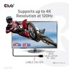 Club 3D CLUB3D itin didelės spartos HDMI™ sertifikuotas kabelis 4K120Hz 8K60Hz 48Gbps M/M 5m/16.4ft