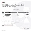 USB kabelis Club 3D USB-A - USB-A 5 m juoda (CAC- 1404)