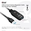 USB kabelis Club 3D USB-A - USB-A 5 m juoda (CAC- 1404)