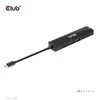 Club 3D Club3D CSV-1596 USB GEN1 TYPE-C, 6 viename stebulės SU HDMI™8K30HZ, 2XUSB TYPE-A, RJ45 IR 2XUSB TYPE-C, DUOMENŲ IR PD Įkrovimas 100 W