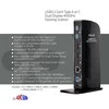 CLUB 3D DOCK USB A+C iki DUAL 4K60Hz