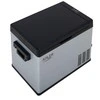 Adler | Portable šaldytuvas with compressor | AD 8081 | Free standing | Chest | Height 44.5 cm | Ekranas | Pilkas