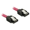 Delock Cable SATA 6 Gb/s kištukinis tiesus > SATA kištukas tiesus 70 cm raudono metalo