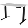 Cama Meble Rašomasis Stalas - Moon 121x67x72-120 Juodas/Baltas