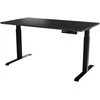 Cama Meble Reguliuojamo Aukščio Stalas - MOON LONG 150x80 Juodas/Antracitas