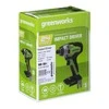Smūginis suktuvas Greenworks GD24ID3; 24 V (be akumuliatoriaus ir pakrovėjo)
