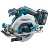 Makita DHS680RTJ Akumuliatorinis diskinis pjūklas, 18 V, 2x 5,0 Ah Li-ion, 57 mm, ø165x20mm 24T, 3,3kg, MAKPACK