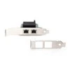 Assmann Electronic DIGITUS DN-10132 Gigabit Ethernet PCI Express kortelė 2 prievadų 32 bitų žemo profilio laikiklis Intel mikroschemų rinkinys
