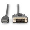 Assmann Electronic DIGITUS HDMI į DVI-D 18+1 laidas 2m juodas bulk St/St