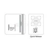 Assmann Electronic DIGITUS universalus sieninis laikiklis iki 37 colių maks. 37Kg VESA 75x75 100x100 200x100 200x200mm juodas