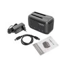 NATEC NSD-0955 prijungimo stotis KANGAROO DUAL 2,5/3,5 colio HDD USB 3.0 + kintamosios srovės adapteris