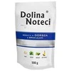 Visavertis konservuotas pašaras visų veislių suaugusiems šunims Dolina Noteci PREMIUM su menke ir brokoliais 500g
