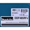 Makita DDF485RFJ Akumuliatorinis gręžtuvas, 18 V, 2x 3,0 Ah Li-ion, 50/25 Nm, 1,7kg, LED, BL-motor, MAKPACK