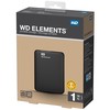 Išorinis kietasis diskas Western Digital Elements HDD 1TB USB3, Juodas