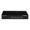 Šakotuvas EDIMAX GS-5208PLG V2 SMART SWITCH 8 Gigabit Ethernet PoE+ jungtys ir 2 Gigabit SFP uplink jungtys PoE 85W