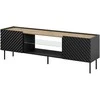 Laikiklis Cama Meble Televizoriaus Spintelė - Ef Onda 180x40x39-58 Juoda