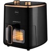 ELDOM FRITTA fat-free fryer capacity 5.0 l adjustable temp. clock 1500 W Single 5 L Stand-alone Hot air fryer Juodas