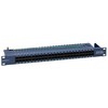 EMITERNET 19" telephone panel/ISDN 50XRJ45 (1U) mėlynas FN/TEL/FA850KT5084BK