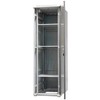 EMITERNET Free-standing frame cabinet EmiterNet Top, 42U, front door sheet metal/glass, 600x1000x1980mm (width/depth/height) EM/SH05D-6042