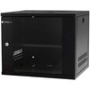 EMITERNET Lengva, nedaloma pakabinama spintelė 19'' 9U, skardos/stiklo durys, 550×450×455mm plotis/gylis/aukštis. EM/SH02B5409-08