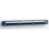 EmiterNet Panel 19″, 24xRJ45 UTP cat.5e (1U) with shelf, mėlynas (PoE)