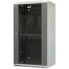 EMITERNET Atskira pakabinama spintelė 19" 22U, skardos/stiklo durys, 600×450×1083mm plotis/gylis/aukštis EM/AP6422
