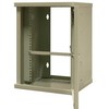 EMITERNET Viena pakabinama spintelė 10'' 9U, skardos durys, 325×330x445mm (plotis/gylis/aukštis) EM/SOHO-B-9U