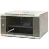 EMITERNET Vienguba pakabinama spintelė 19'' 6U, skardos/stiklo durys, 600×600×370mm plotis/gylis/aukštis. EM/AP6606