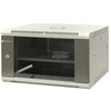 EMITERNET Vienguba pakabinama spintelė 19'' 6U, skardos/stiklo durys, 600×600×370mm plotis/gylis/aukštis. EM/AP6606