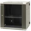 EMITERNET Split pakabinama spintelė 19" 12U, skardos/stiklo durys, 600×550×635mm plotis/gylis/aukštis EM/AH6512