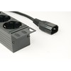 GEMBIRD PDU 8x Schuko 1U 10A 3m C14 Plug