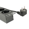 GEMBIRD PDU 8x prancūziškas lizdas 1U 16A 3m