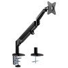 Juodas Ergo Office monitoriaus stalinis laikiklis, dujinė spyruoklė, 17 "-32", 9kg, ER-405B