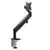 Juodas Ergo Office monitoriaus stalinis laikiklis, dujinė spyruoklė, 17 "-32", 9kg, ER-405B