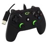 Gamepad Esperanza Vanquisher EGG110K (PC, PS3, juodos spalvos, žalias color)