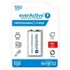 everActive Lithium USB-C įkraunamas 9V 550mAh akumuliatorius